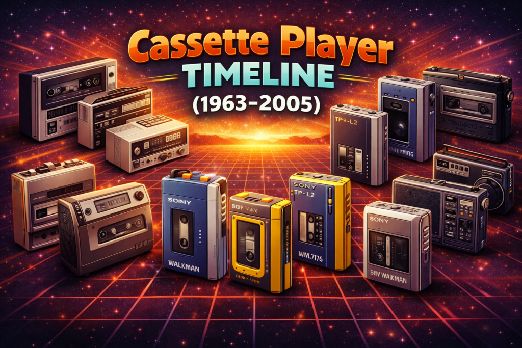cassette player timeline