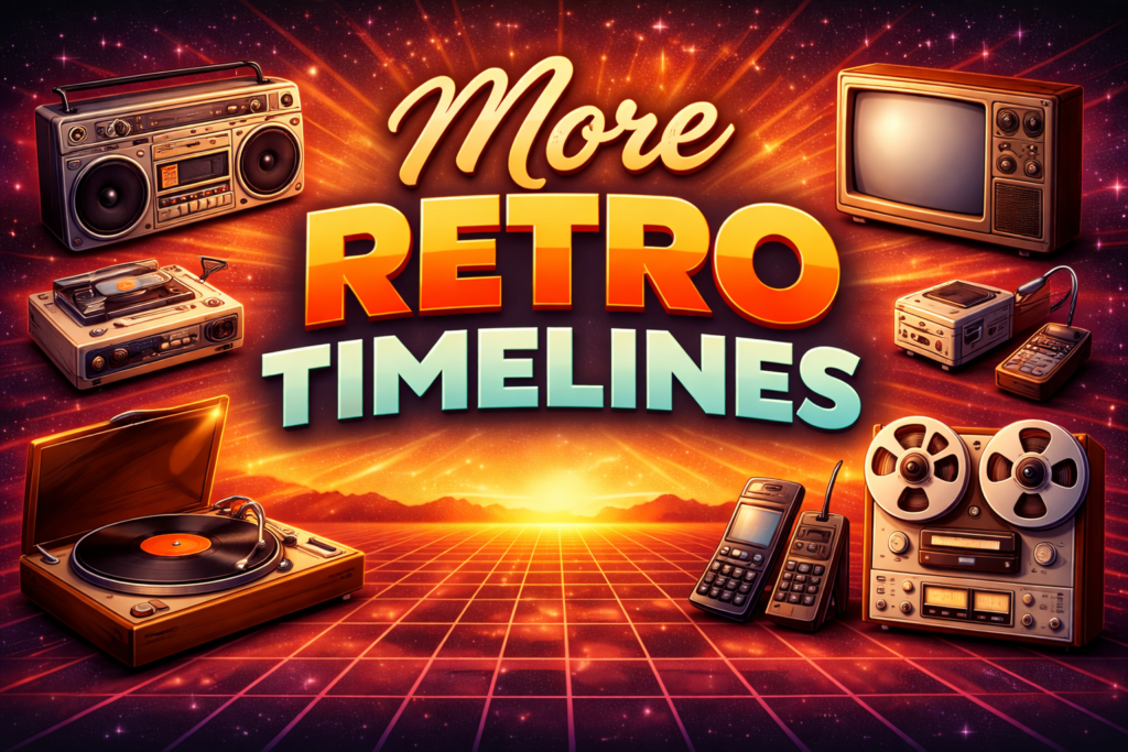 retro tech timelines