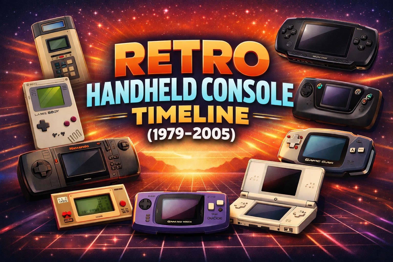 retro handheld console timeline